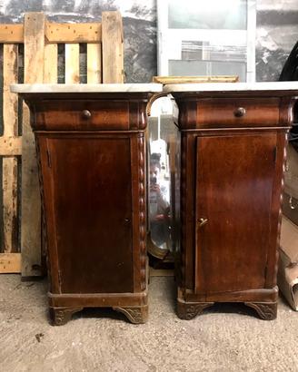 Antica coppia comodini fine 800