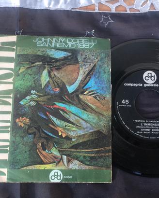Disco vinile 45 giri - Johnny Dorelli "L'immensità