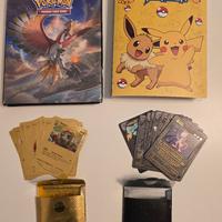 Lotto 278 Carte Pokémon Speciali + 2 raccoglitori