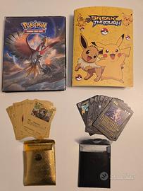 Lotto 278 Carte Pokémon Speciali + 2 raccoglitori