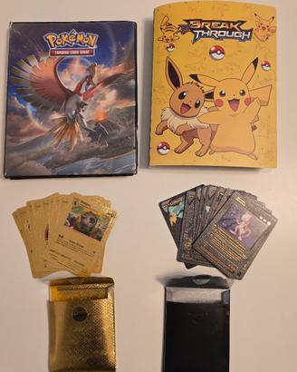 Lotto 278 Carte Pokémon Speciali + 2 raccoglitori