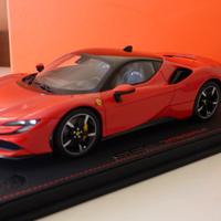 modellino ferrari sf90 stradale bbr 1/18