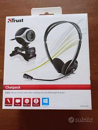 Kit cuffia-microfono+Webcam Trust