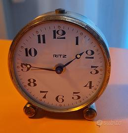 Orologio sveglia vintage RITZ a carica manuale 
