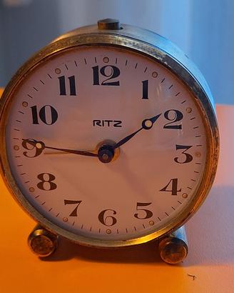 Orologio sveglia vintage RITZ a carica manuale 
