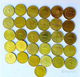 Lotto 31 monete 200 Lire commemorative e varie