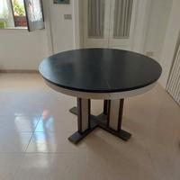 Tavolo anni 80 rotondo allungabile