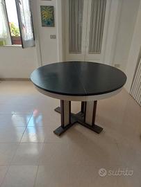 Tavolo anni 80 rotondo allungabile