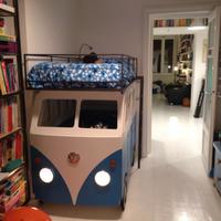Letto per bambini  pulmino Volkswagen pezzo unico