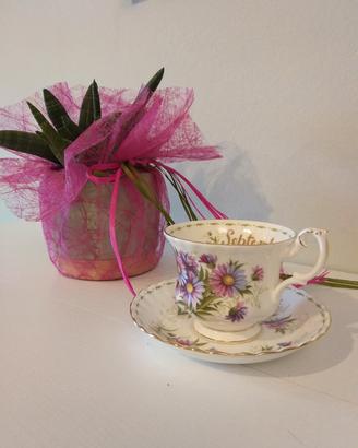 Tazza tea mese Settembre originale Royal Albert
