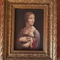 Quadro Leonardo Da Vinci "Dama con ermellino"