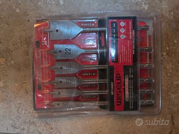 Set 6 punte piatte per legno WISEUP 10-25 mm