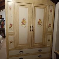 Armadio restaurato fine 800 inizio 900