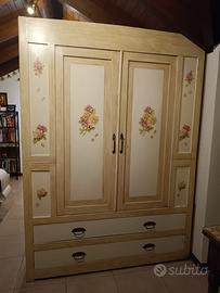 Armadio restaurato fine 800 inizio 900