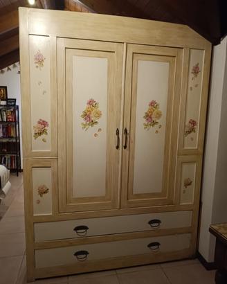 Armadio restaurato fine 800 inizio 900