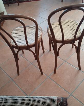 2 sedie impagliate