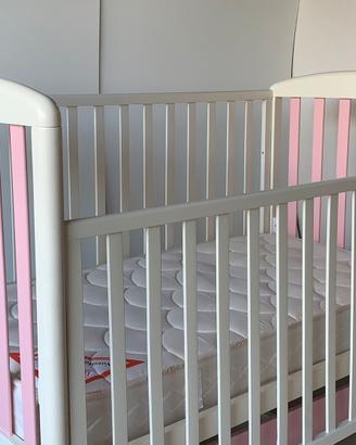 Lettino culla MIBB con cassettone e materasso