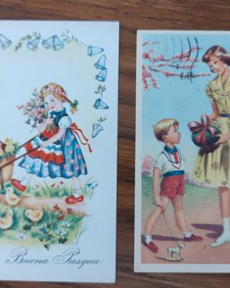 Cartoline Pasqua vintage anni '70-'80