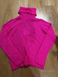 Maglione rosa mohair Kontatto Made in Italy nuovo
