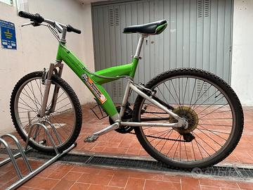 Mountain bike Pininfarina verde usata