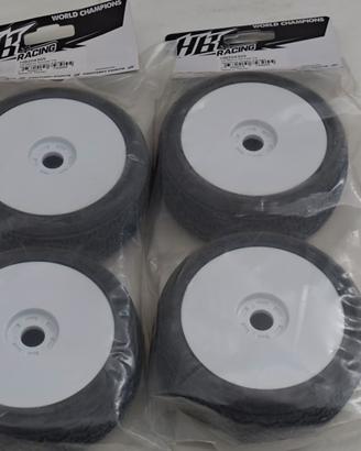 4x Ruote Incollate Hb Hpi Racing Beam 1:8 Buggy Au