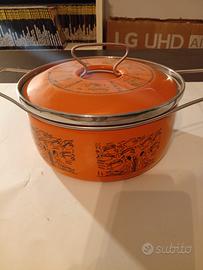 pentola smaltata vintage 