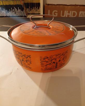 pentola smaltata vintage 