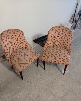 coppia poltroncine vintage anni 60 