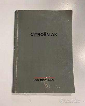 Uso manutenzione Citroen AX