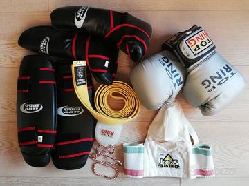 Kit completo kick boxing / arti marziali