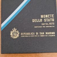 monete repubblica di san marino serie 1973