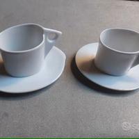 2 TAZZINE DA CAFFE' CON PIATTINO "KERASTASE"