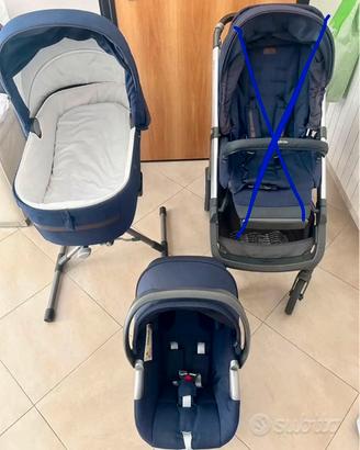 Telaio e navicella Passeggino trio Aptica ricambi