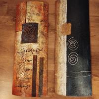 coppia quadri arrotondati