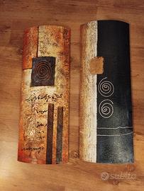 coppia quadri arrotondati