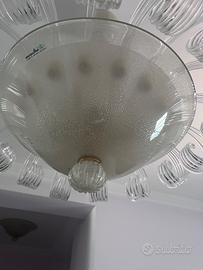 Lampadario in vetro di Murano