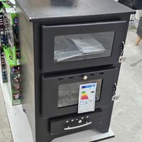 Stufa a Legna 15kw SCALDA 160mq NUOVE con Forno 