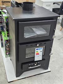 Stufa a Legna 15kw SCALDA 160mq NUOVE con Forno 