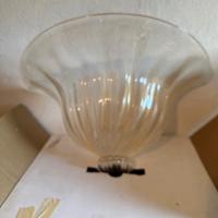 Applique da parete in vetro di murano