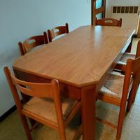 tavolo da 6 in legno faggio