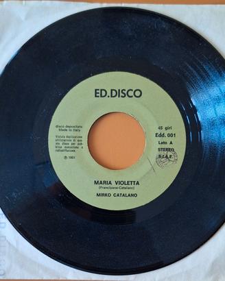 Vinile 45 giri di Mirko Catalano