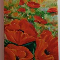 Quadro/dipinto a mano, pittura a olio su tela, cam