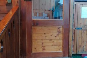 Veranda in legno per roulotte  stanziale