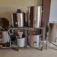 Impianto completo per produzione birra artigianale