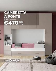 Cameretta a ponte + RETI A DOGHE INCLUSE