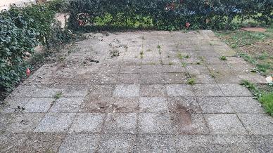 Lastre cemento ghiaiato 40x40 per giardino