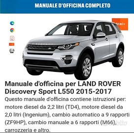 manuale officina  Land Rover discovery sport L550 