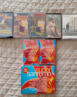 10 musicassette in blocco 