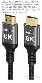 Ubluker Cavo HDMI 8k 20M, Cavo HDMI®