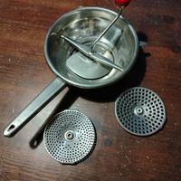 Passaverdure vintage in acciaio